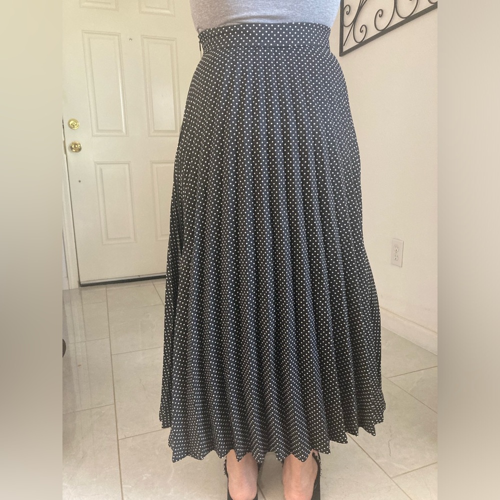 Zara Polka Dot Midi Skirt - Picture 2 of 4